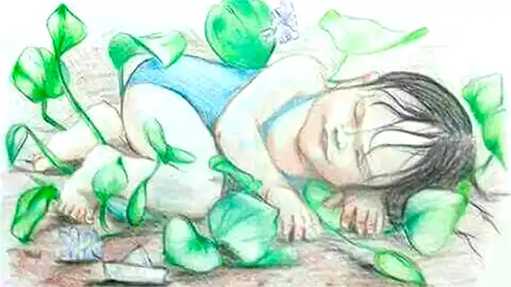 «Y te llora el río»: un poema y un dibujo para recordar a Liz