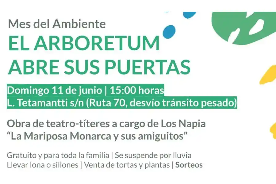 Teatro y venta de productos en el arboretum