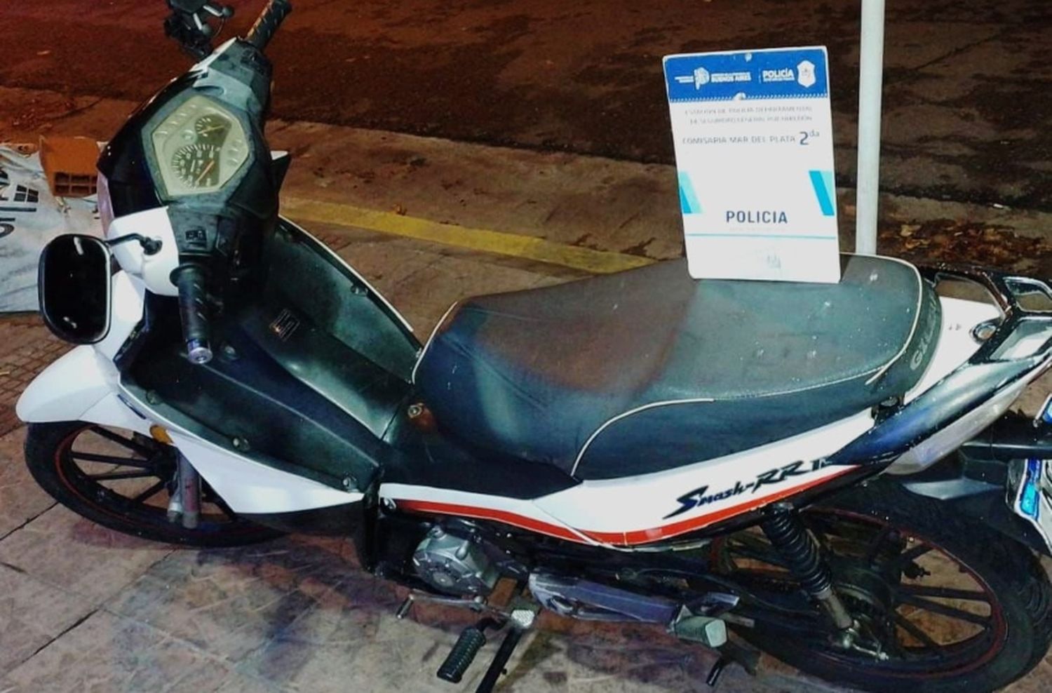 Intentó robar una moto y lo atraparon