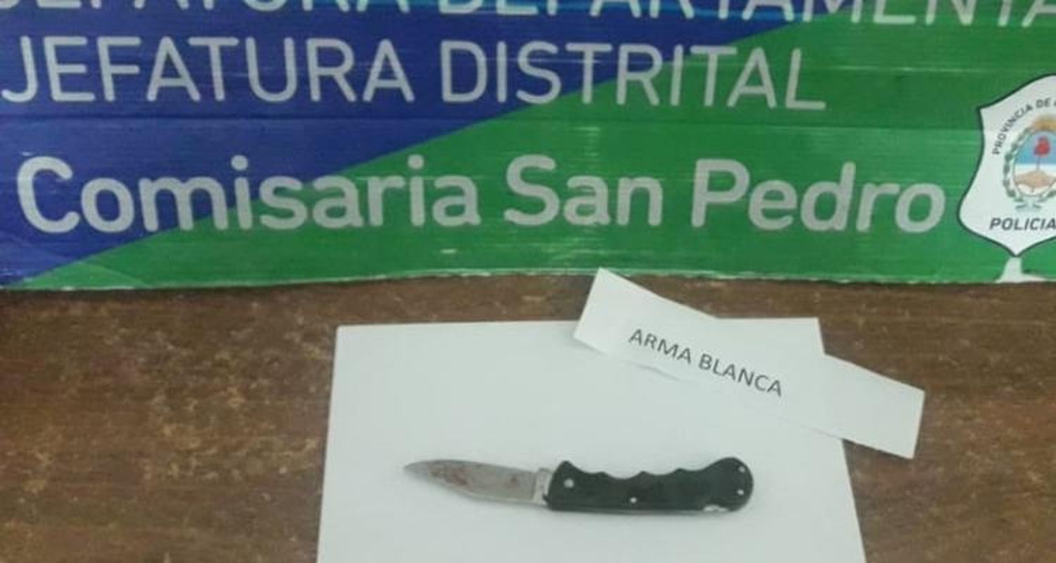 Menor de edad atacó a su padre con un cuchillo y lo hirió en una pierna