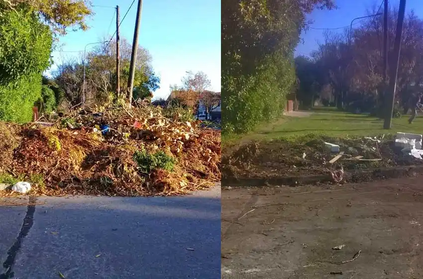 Insólito: limpiaron un basural clandestino y a las pocas horas volvió la mugre