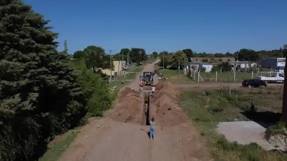Continúan los trabajos de la Extensión de Red Cloacal