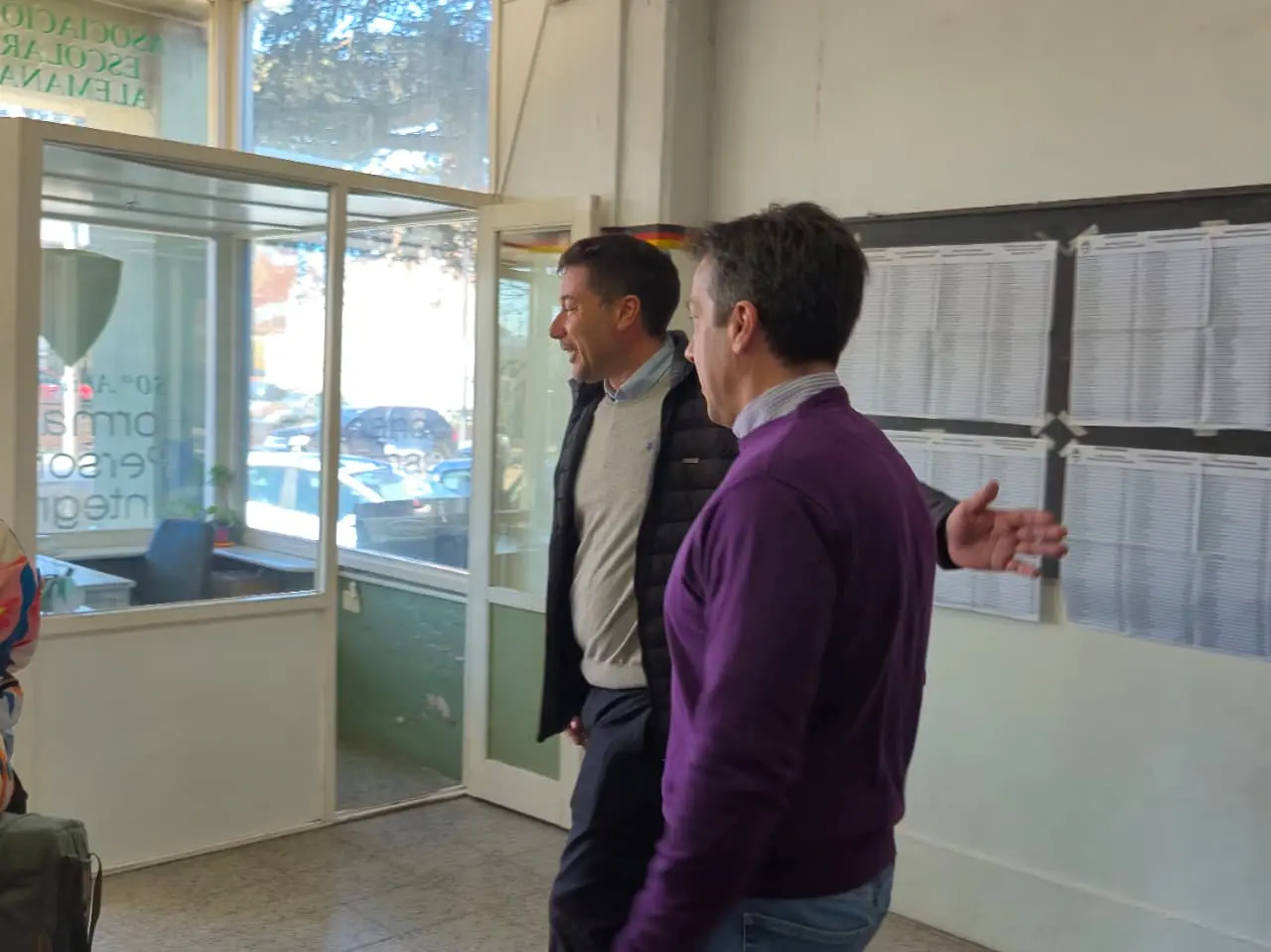 La palabra de los principales referentes locales de cada lista, al momento de emitir el voto