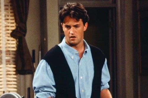 Matthew Perry, reconocido actor de Friends.