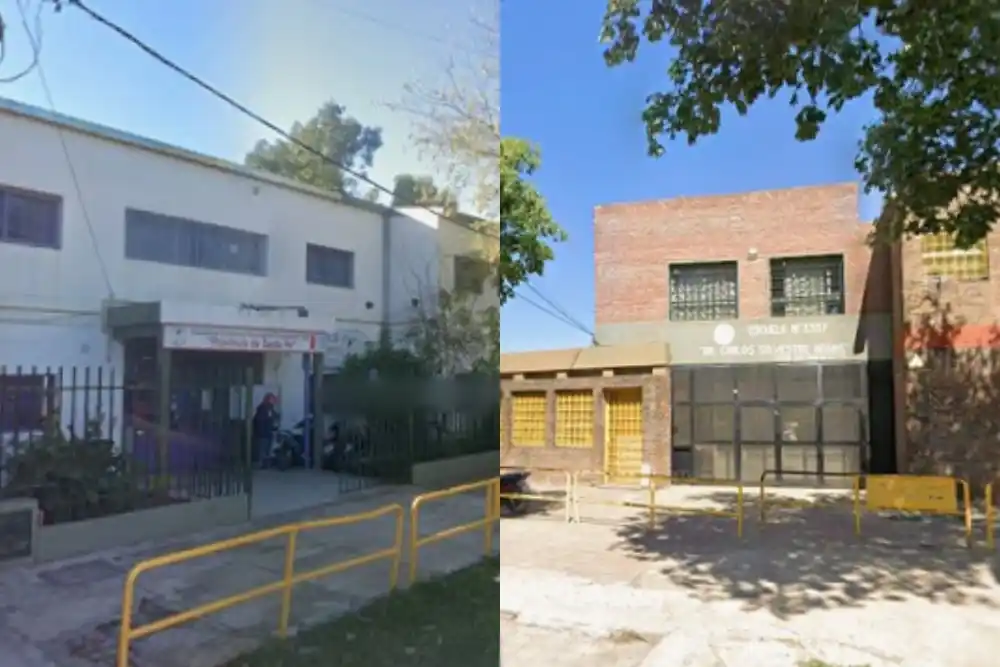 Dos escuelas de zona sudoeste amanecieron con nuevas banderas con mensajes intimidantes