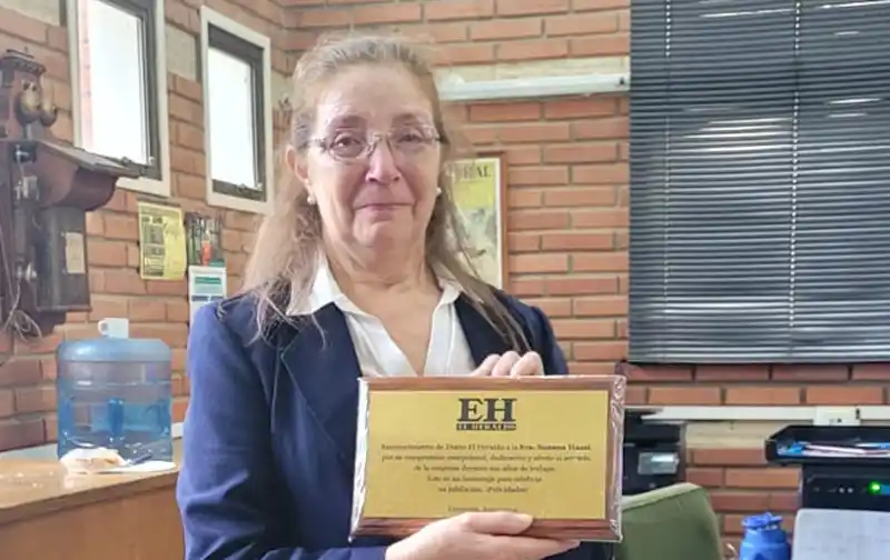 Toda una vida. Se jubiló Susana