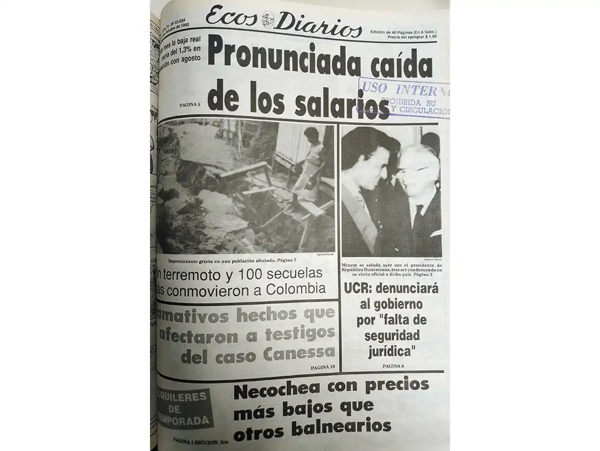 Domingo18 de octubre de 1992