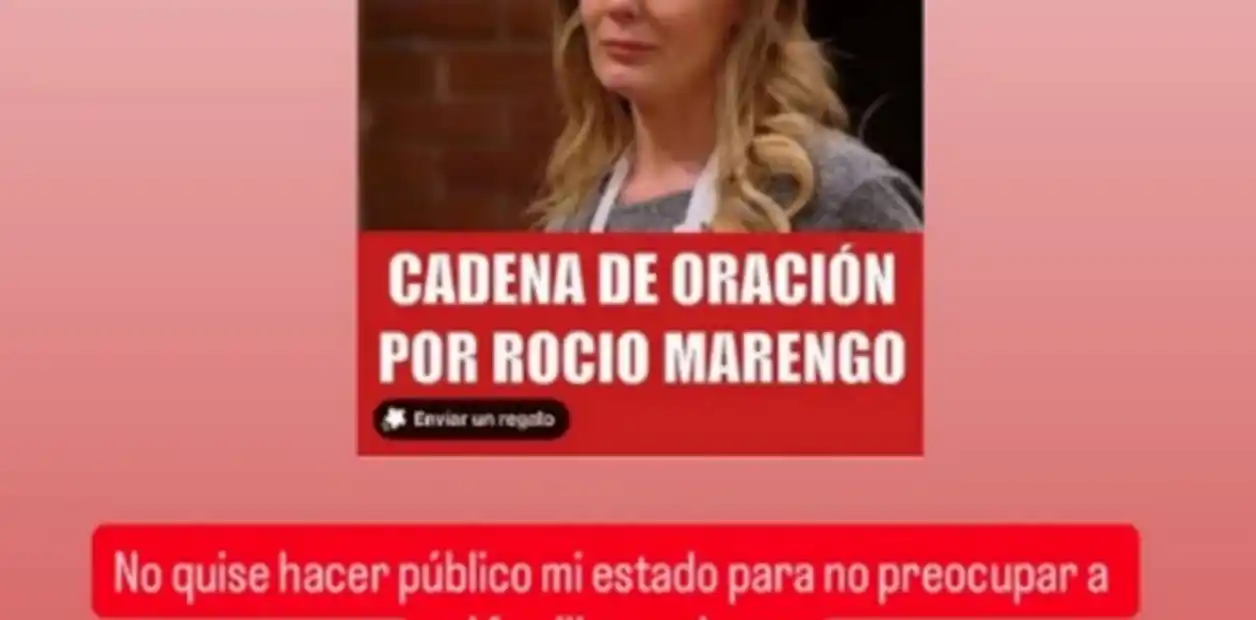 El descargo de Rocío Marengo. Fotos: Instagram.