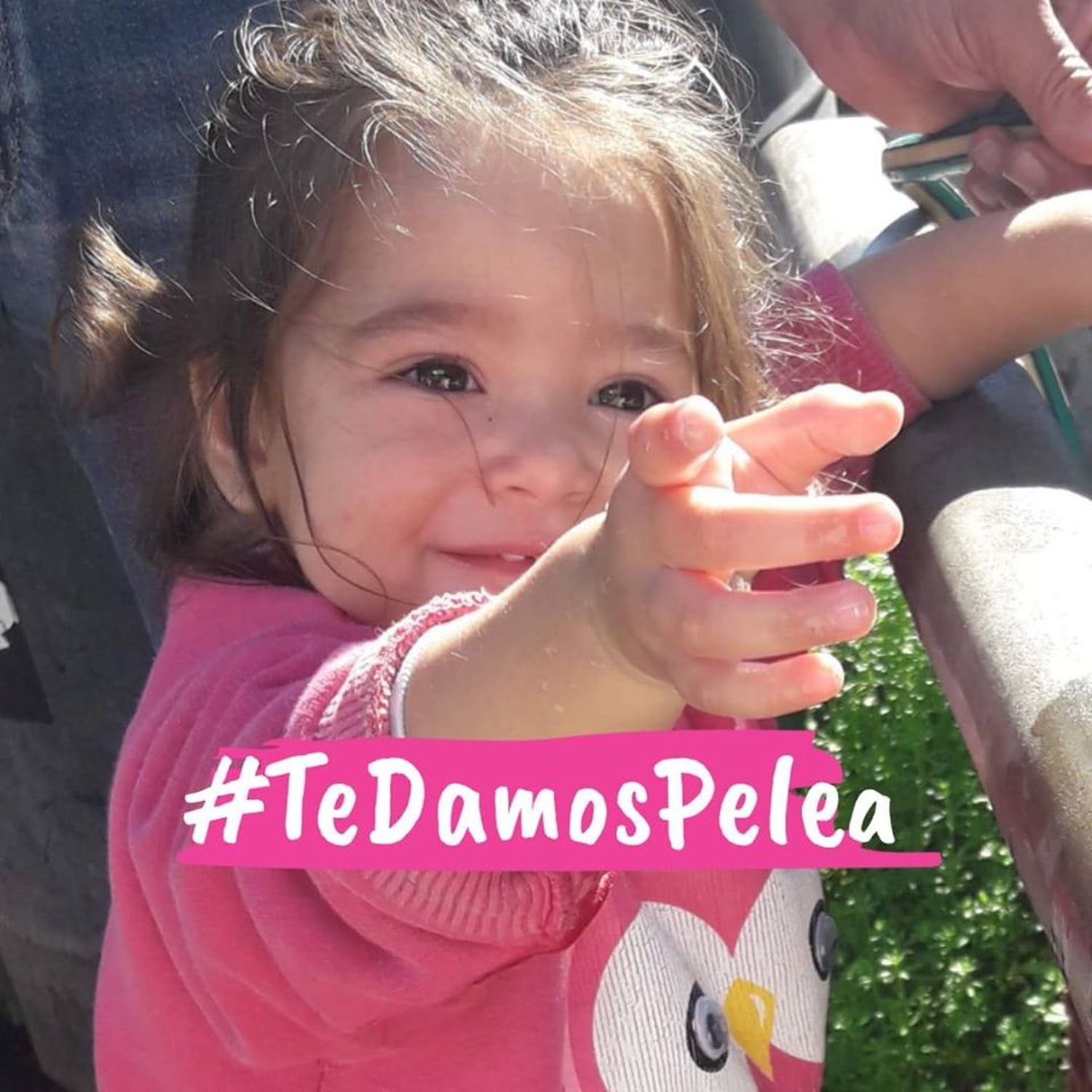 La pequeña Isabella comenzó el tratamiento en Porto Alegre