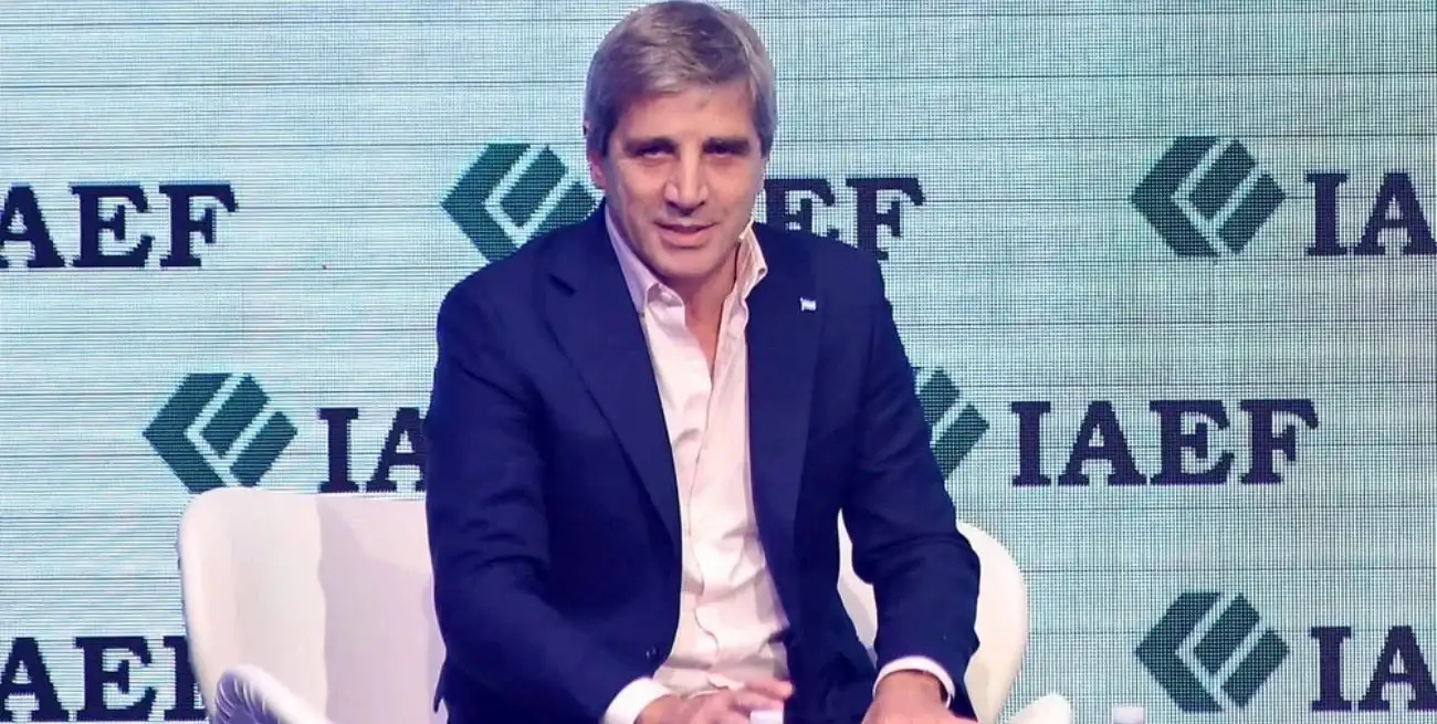 El ministro de Economía, Luis Caputo.