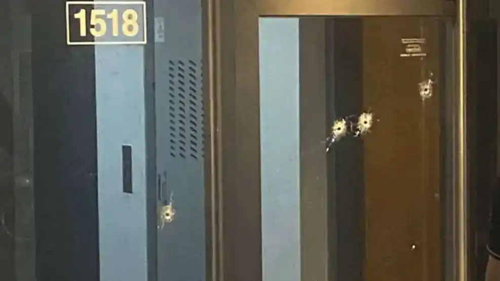 El edificio baleado se encuentra en el barrio Echesortu de la ciudad de Rosario.