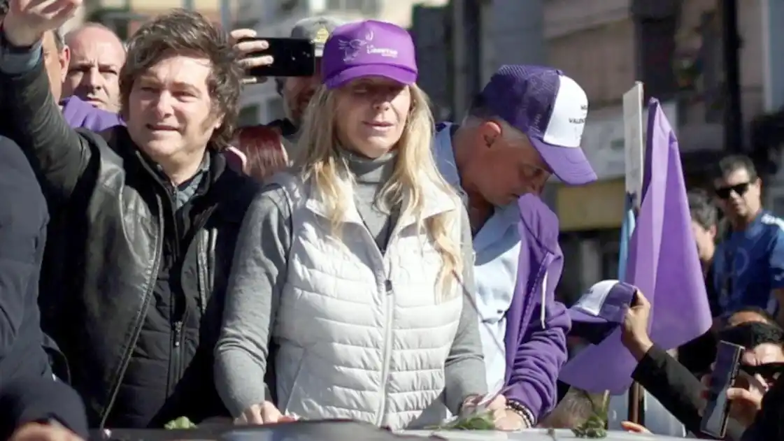 Javier y Karina Milei