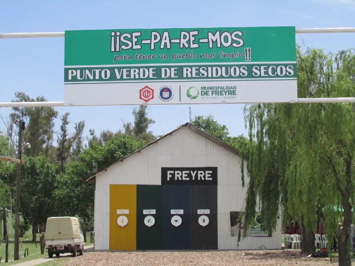 Freyre presentó nuevo programa de separación de residuos 
