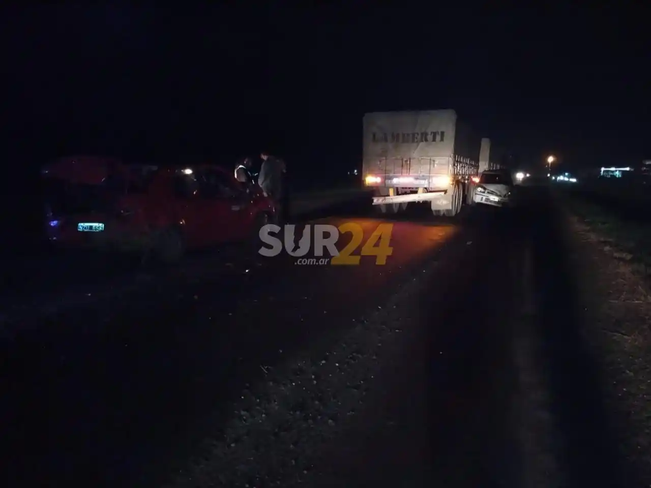 Firmat: accidente múltiple sobre ruta 33 