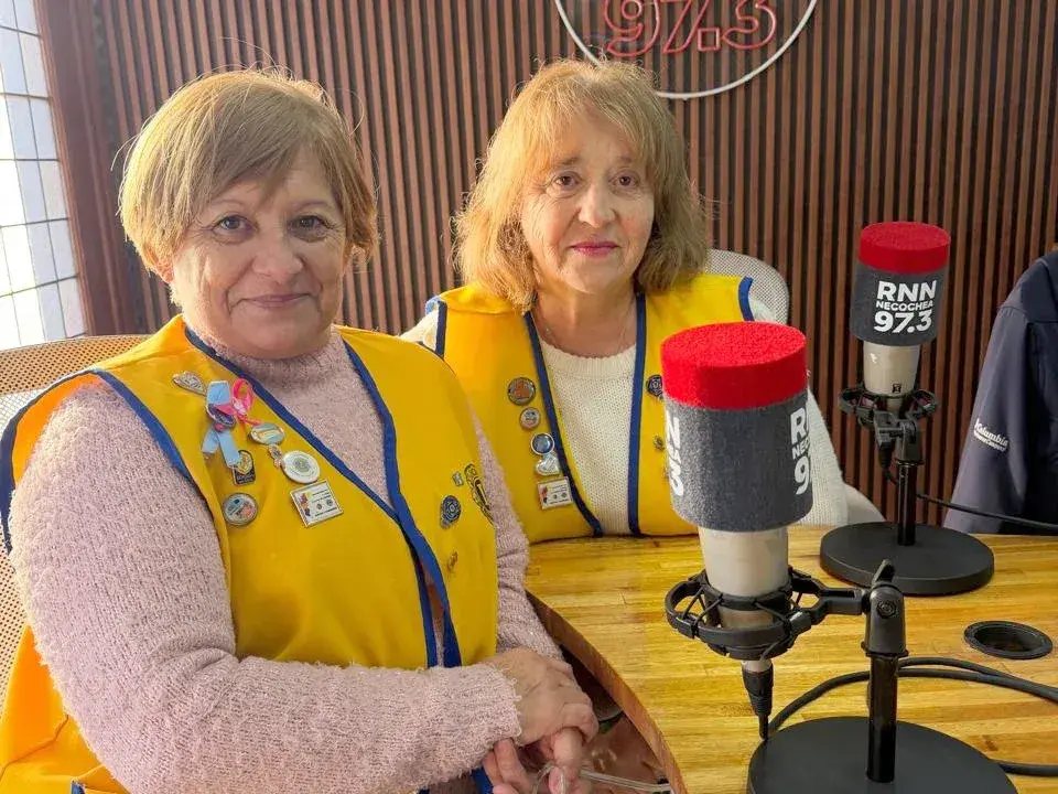 Emilce Valenzuela y Patricia Molina, presidenta y secretaria de la institución