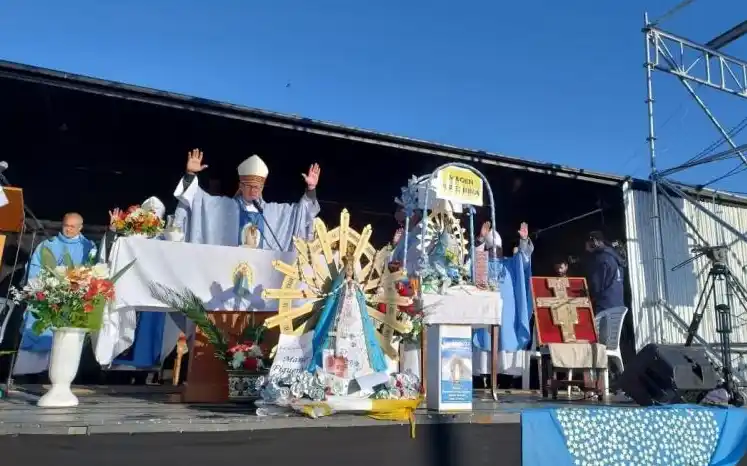 La misa central fue celebrada a las 7 de la mañana. Foto: AICA