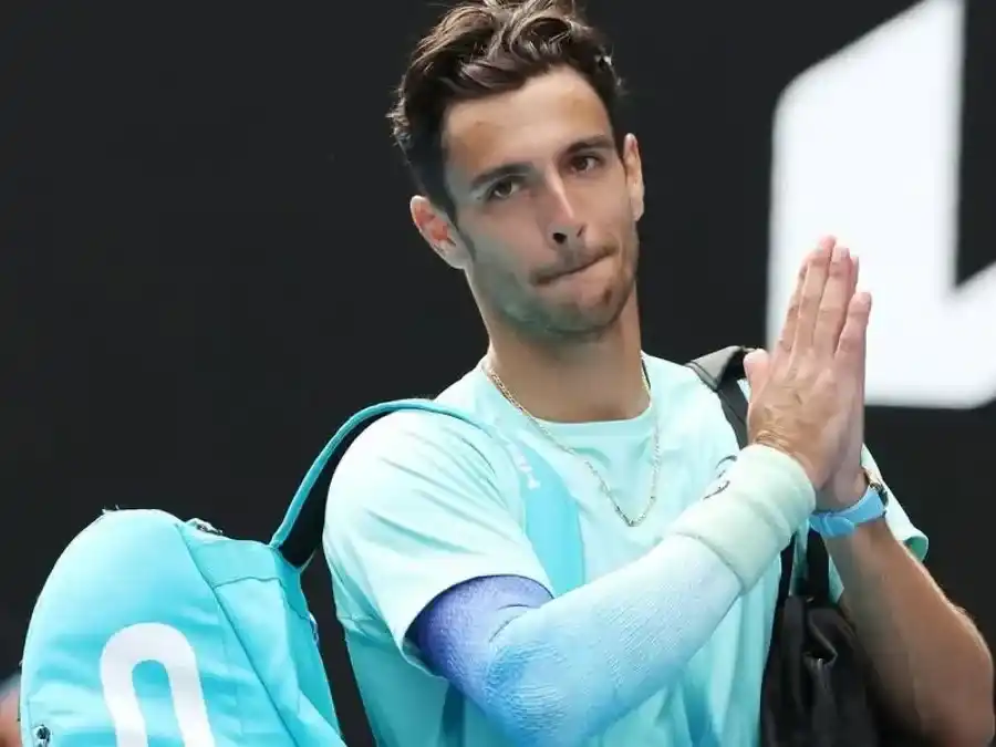 Lorenzo Musetti se bajó del Argentina Open por lesión. .Foto:ATP tennis