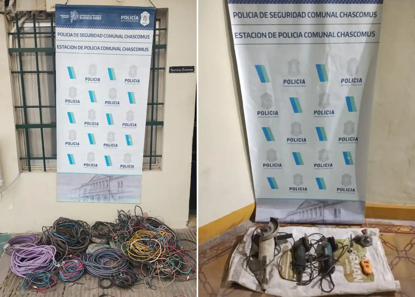 Se realizaron allanamientos por robos de cobre en nuestra ciudad