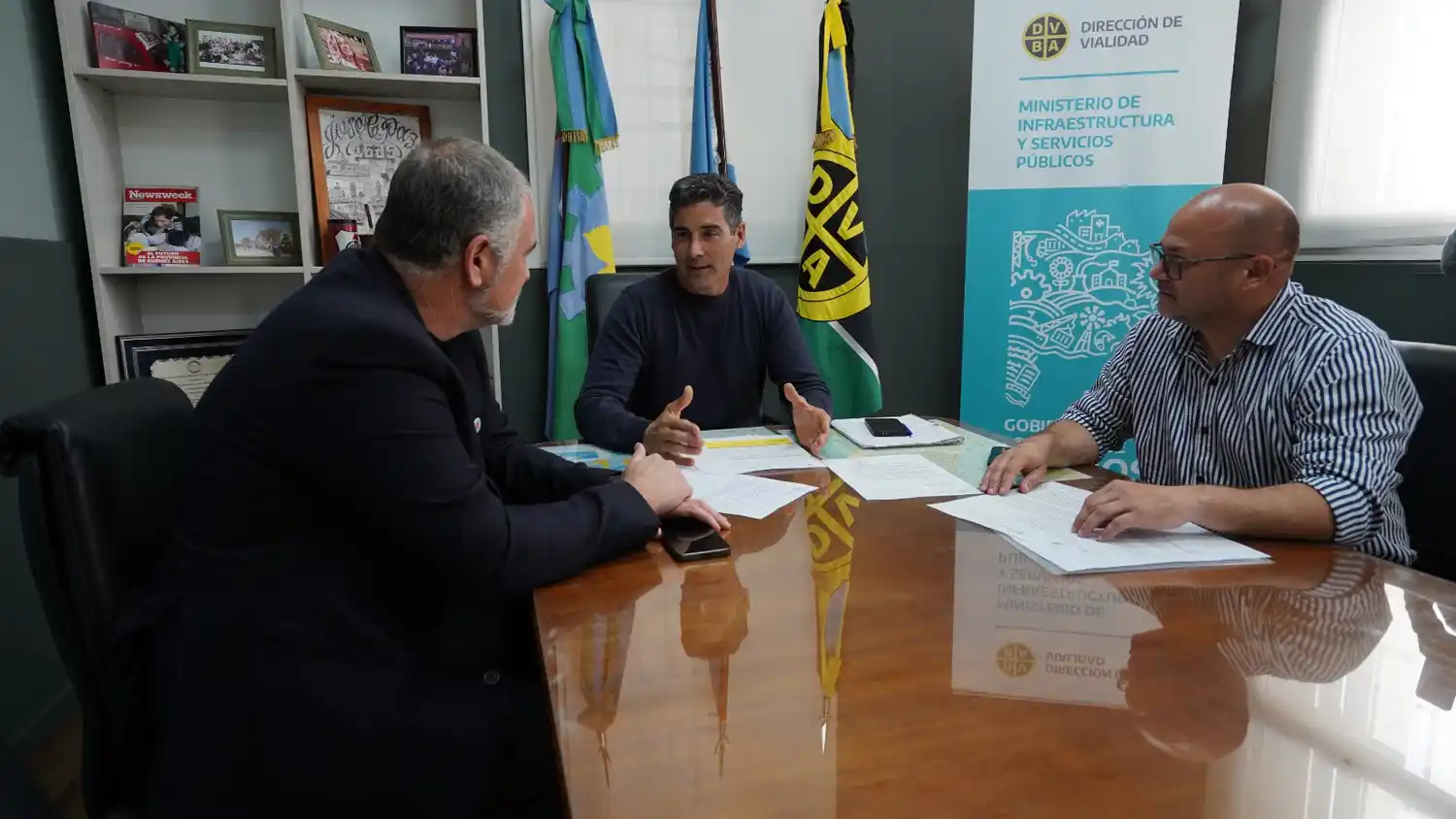 Ramallo: Poletti gestiona ante Provincia la repavimentación del Camino de la Costa