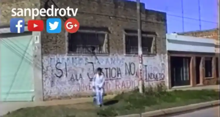 San Pedro TeVe: Encuesta sobre el indulto en 1989