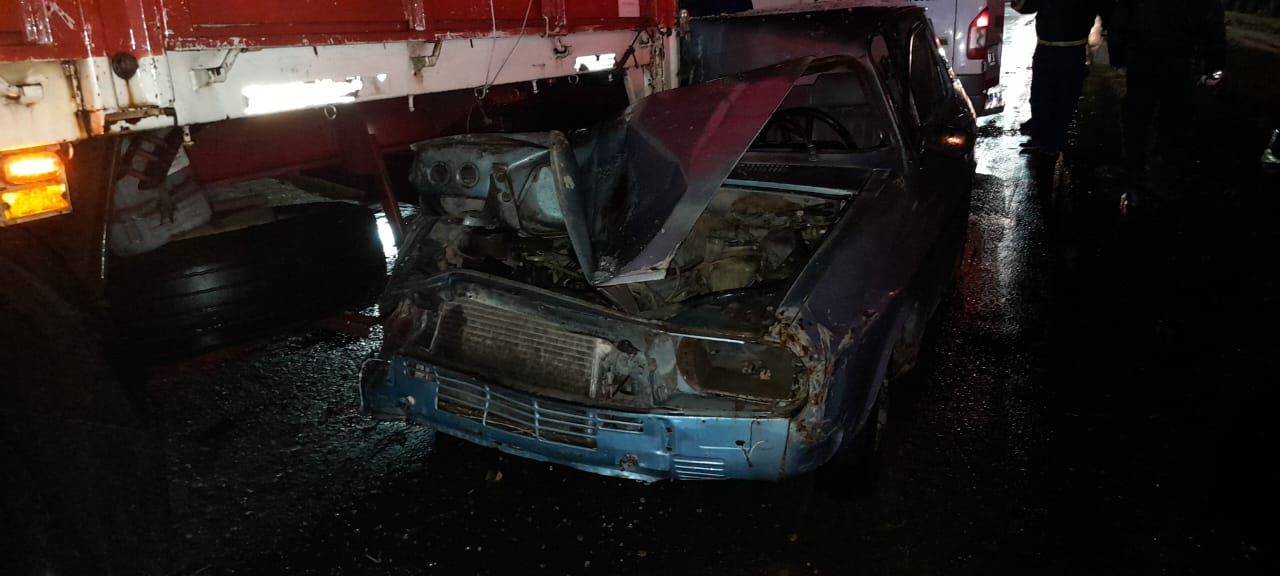 Accidente en el ingreso de la ciudad
