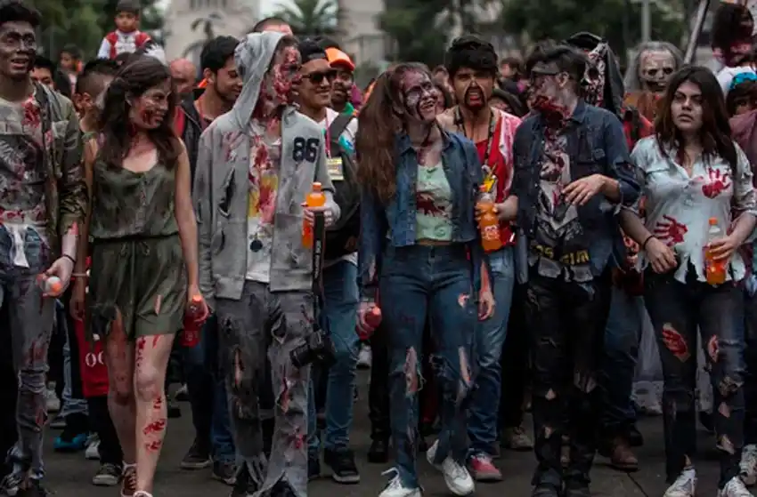 Autoridades enviaron una alerta por «extrema actividad de zombies» durante un apagón