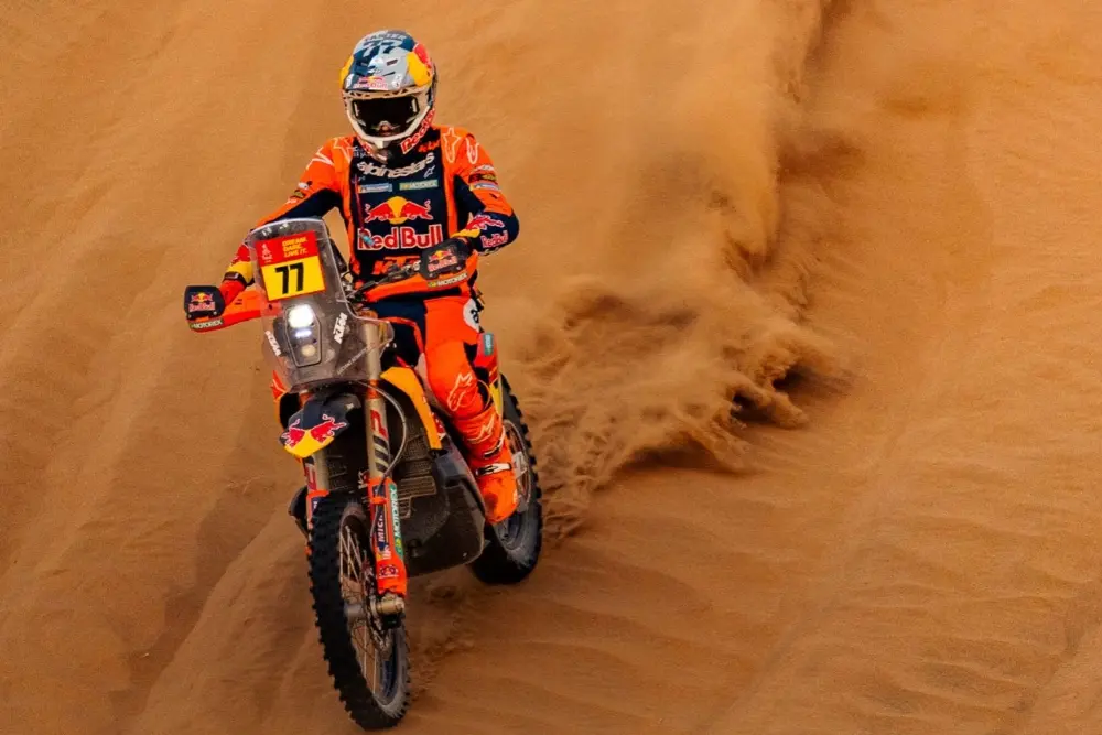 El argentino Luciano Benavidez ganó el Rally Dakar en motos tras una definición agónica