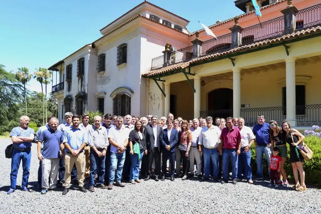 Dirigentes de Federación Agraria Tandil, conformes tras la reunión con el Gobernador 