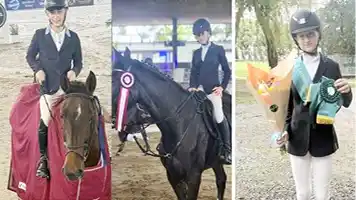 Binomios del Club Hípico Concordia se destacaron en el Concurso Hípico Confraternidad Latinoamericana