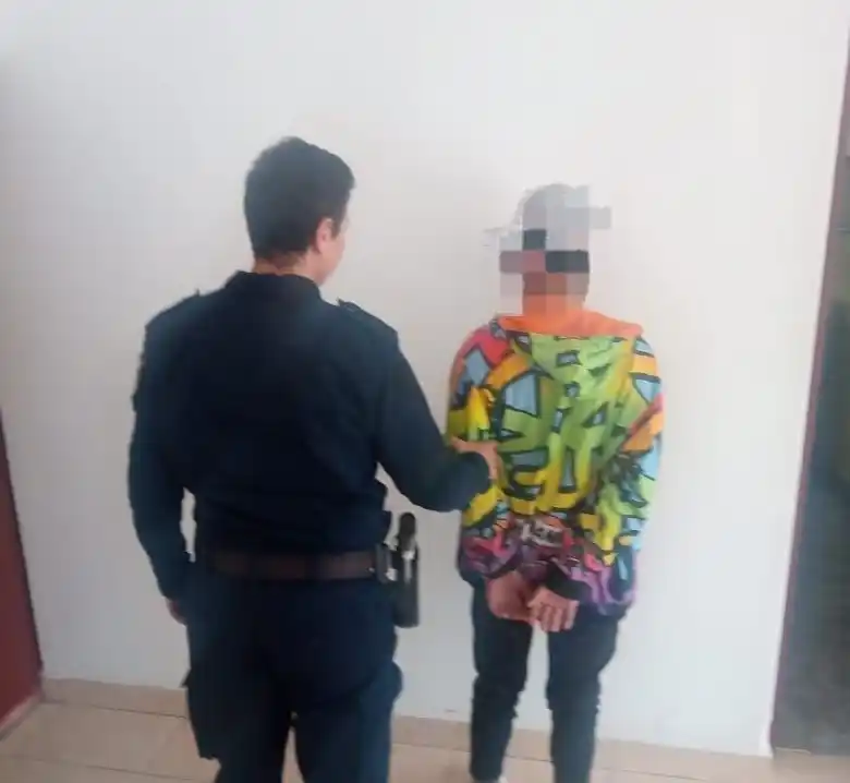 Menor de edad detenido en Saturnino María Laspiur