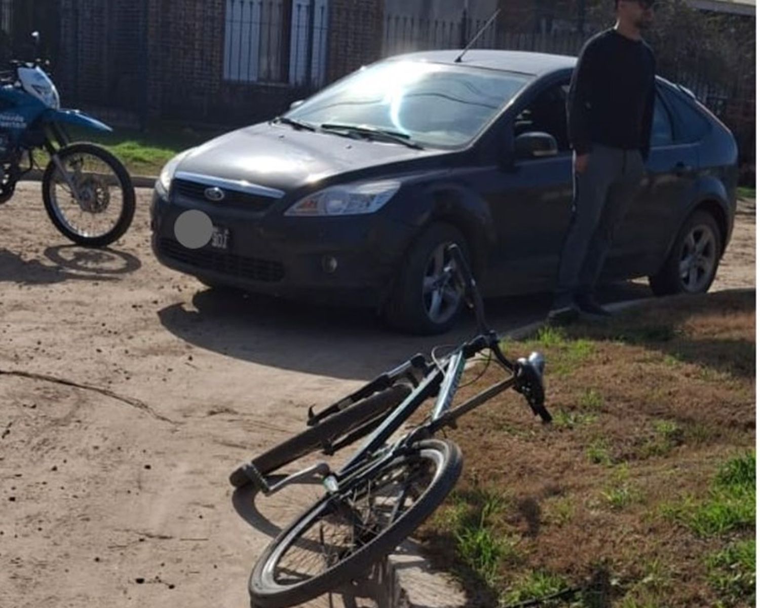 El ciclista sufrió lesiones de consideración.