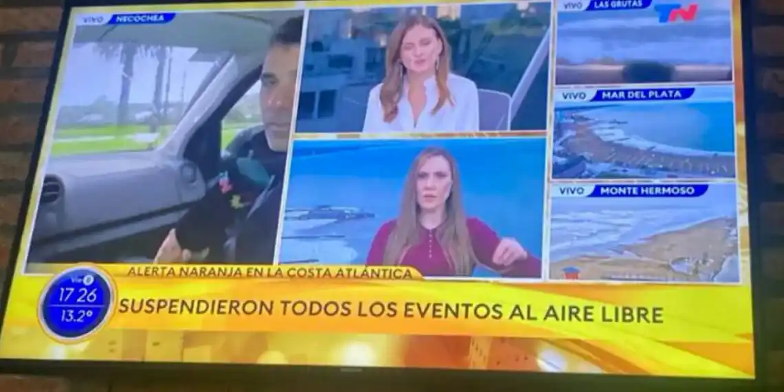 Diario Necochea acusó al periodista de TN Lucas Jerez por agresiones e insultos.