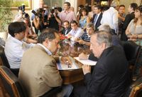 Cuando Lunghi "se transformó en el médico" de Scioli y cómo cambió su relación desde entonces