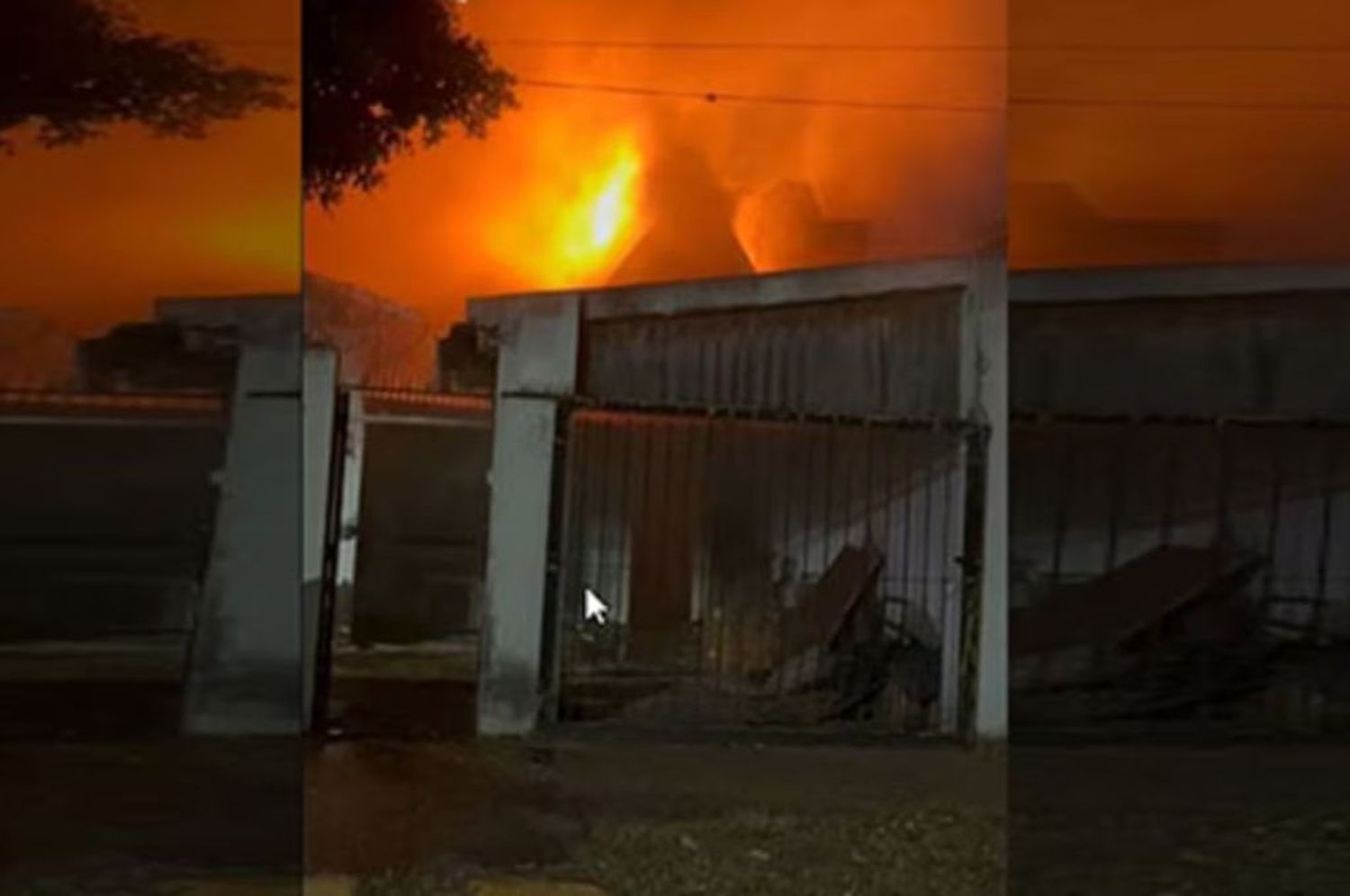 El fuego se desató con una rapidez devastadora