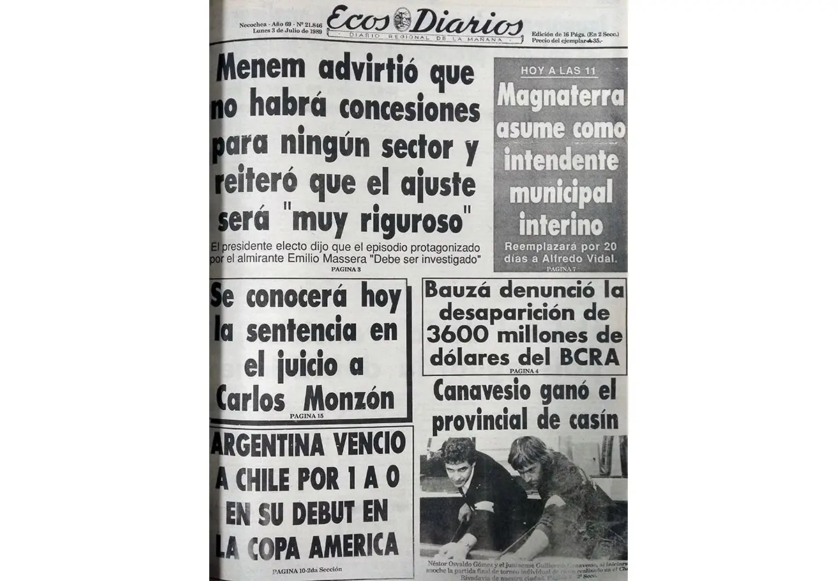 Lunes 3 de julio de 1989