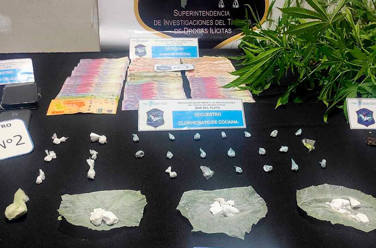 Secuestran cocaína y marihuana enterrada y detienen a tres personas en el barrio Don Bosco