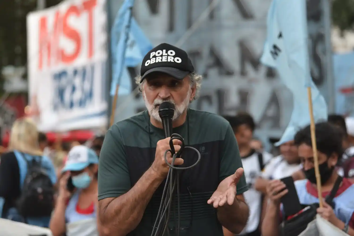 Eduardo Belliboni, dirigente del Polo Obrero