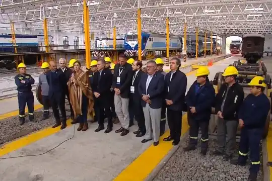 Macri y Vidal anunciaron inversión ferroviaria