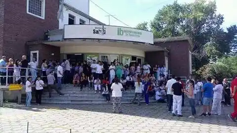 Protesta de trabajadores del Instituto Biológico de la Provincia 