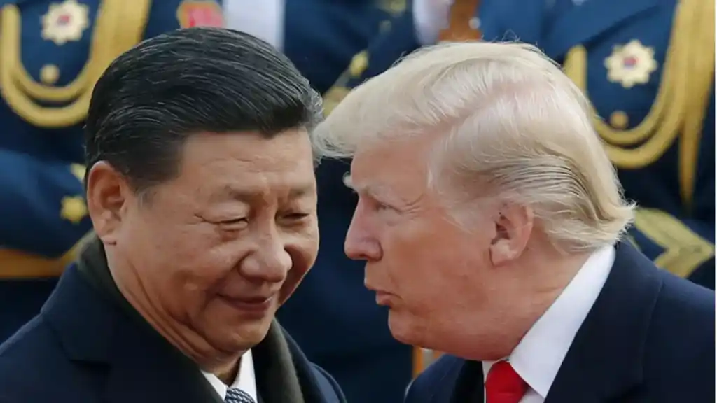 Los presidente Xi Jiping y Donal Trump enfrentados en una guerra comercial