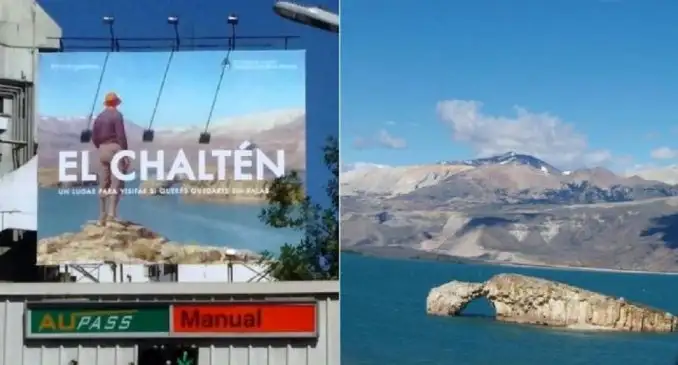 El Ministerio de Turismo quiso promocionar El Chaltén, pero se equivocó de foto