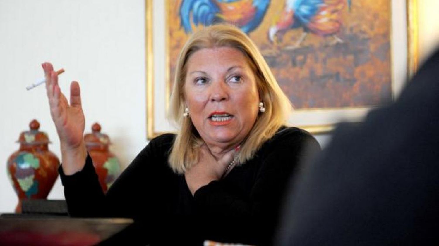 Elisa Carrió: "Lo van a matar a Fayt"