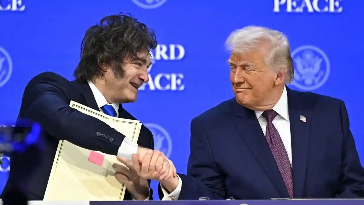 El presidente argentino expresó su respaldo a su par estadounidense.