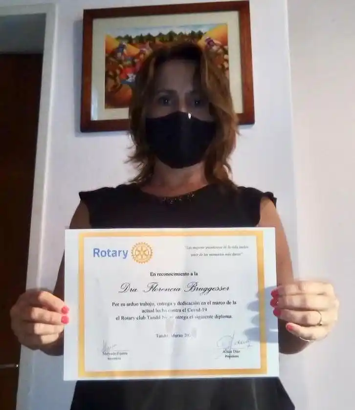 El Rotary Tandil Norte homenajeó a Bruggesser y Martens por el Día de la Mujer
