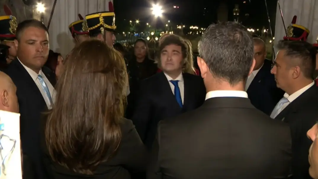 Video: el frío saludo de Javier Milei a Victoria Villarruel en la apertura de sesiones ordinarias por cadena nacional