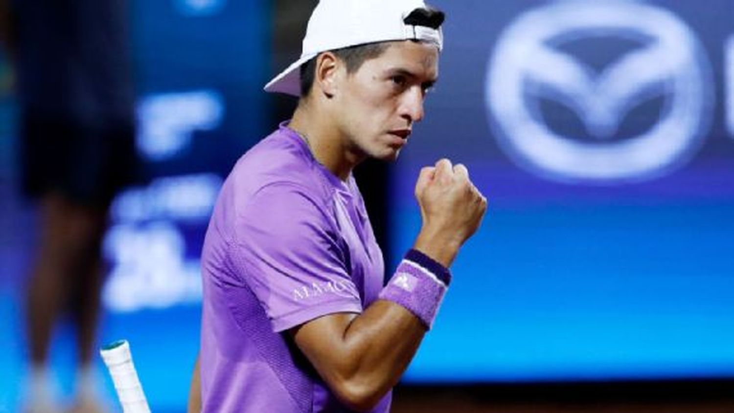 Báez no dejo dudas frente a Fognini y continua con su racha positiva