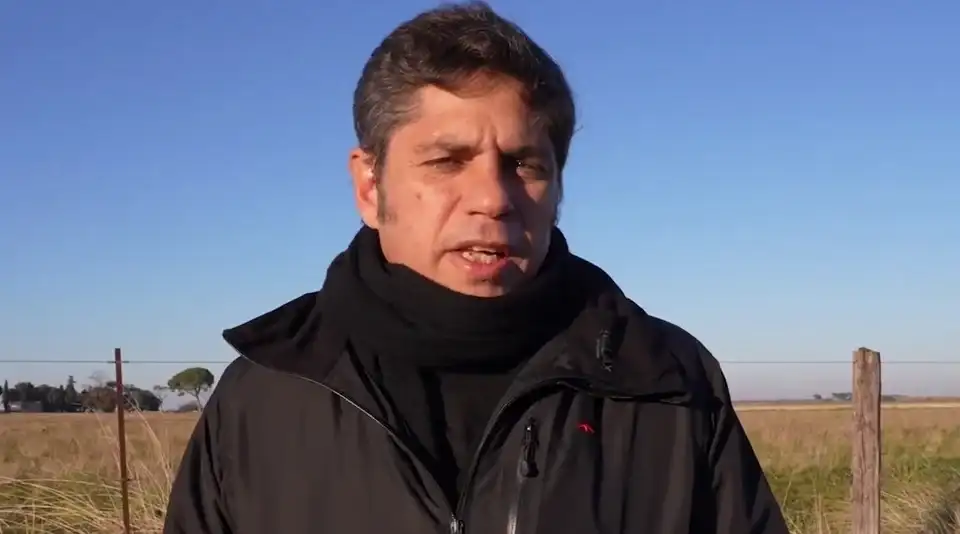 El gobernador Axel Kicillof grabó un video desde Tornquist en defensa del régimen de Zona Fría.