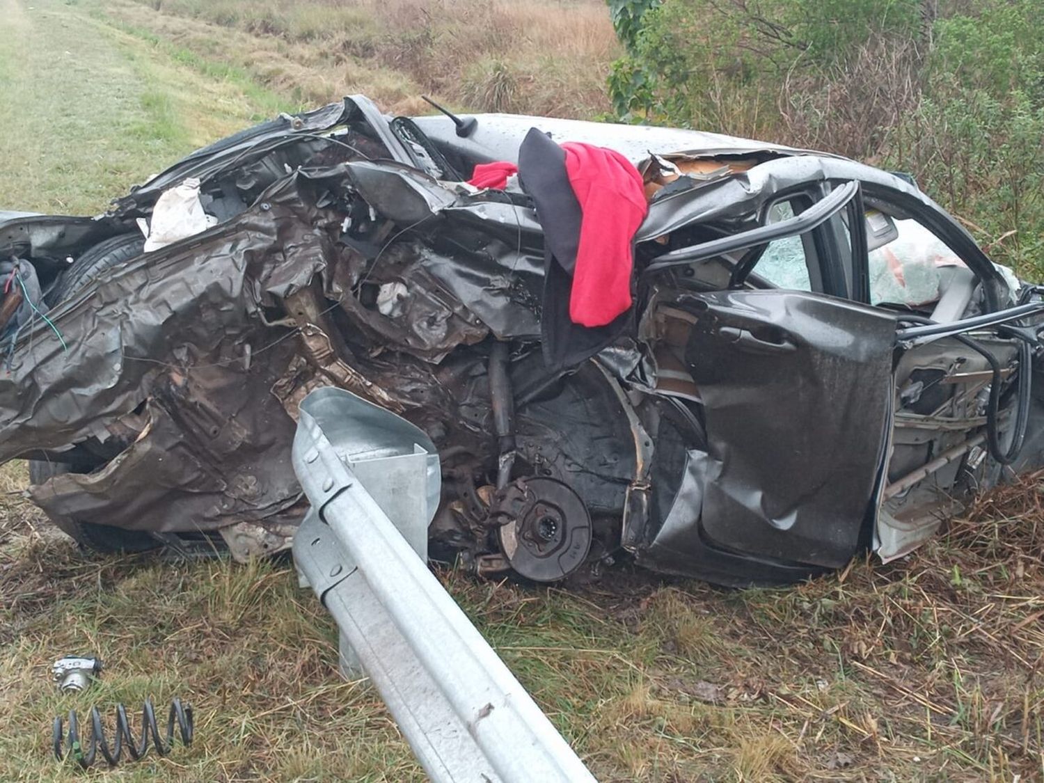 Video: un muerto en un triple accidente al norte de Guadalupe Norte