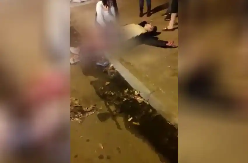 Balearon a un joven de 24 años en la zona sur y quedó registrado por una cámara