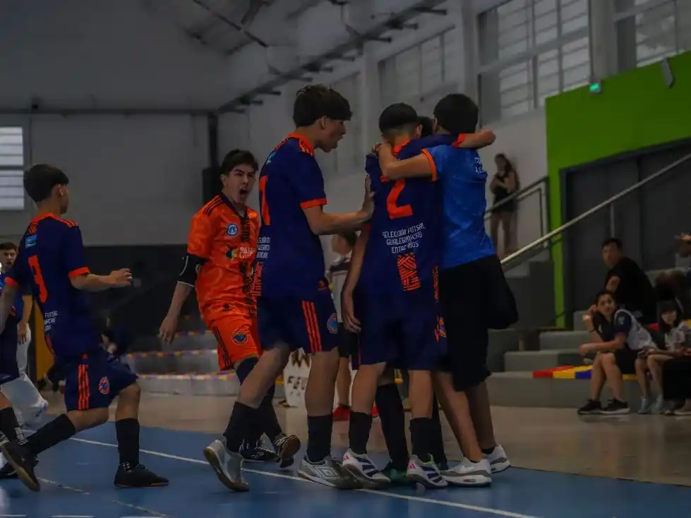 La Selección de Gualeguaychú C-15 se clasificó a los cuartos de final del Nacional de Futsal en Mendoza